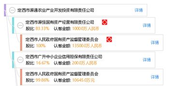 定西市源通农业产业开发投资有限责任公司 经营现状与投资咨询解析